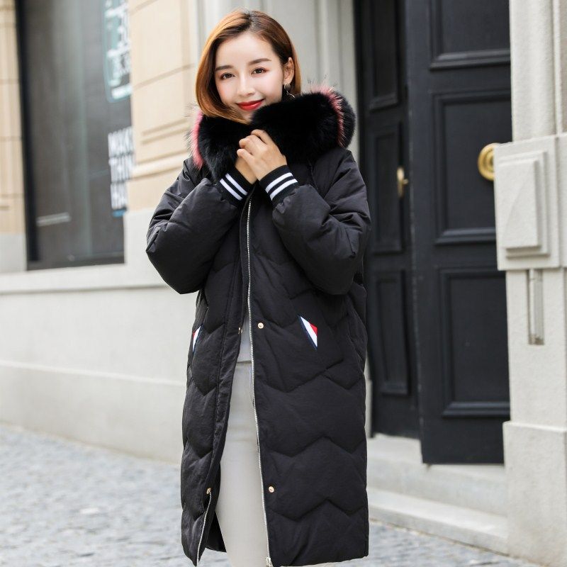 ankle length down parka
