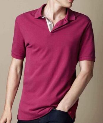white polo shirt with purple horse