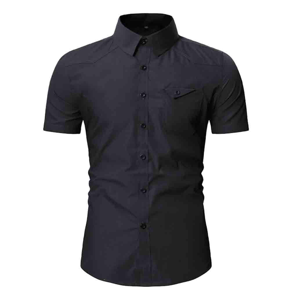 camisas formales para hombre manga corta