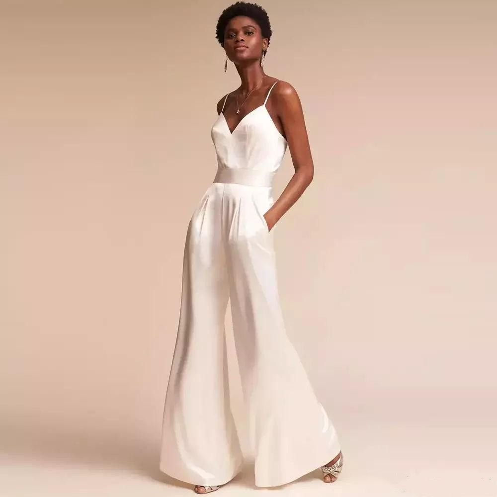 Designer Jumpsuit Bridesmaid Dresses 