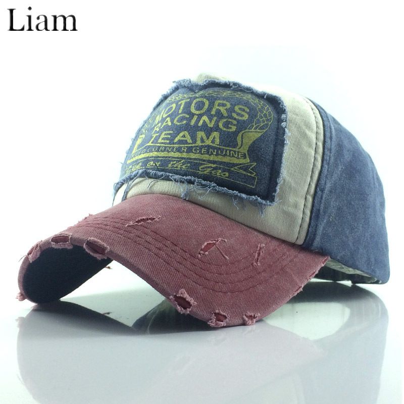 motor racing team baseball cap