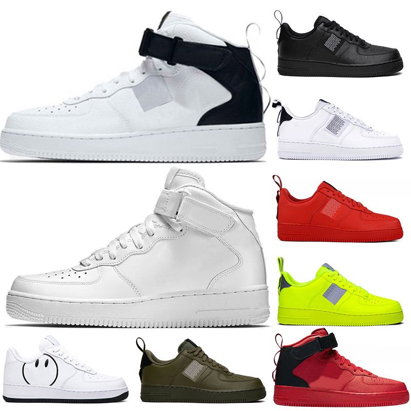 air force 1 mid utility university red