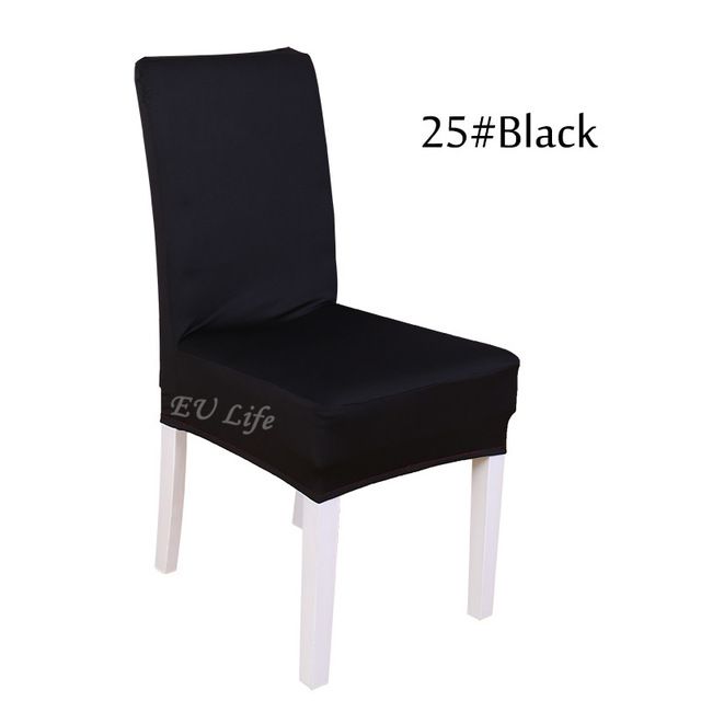 Siyah 1PC Sandalye Örtüsü