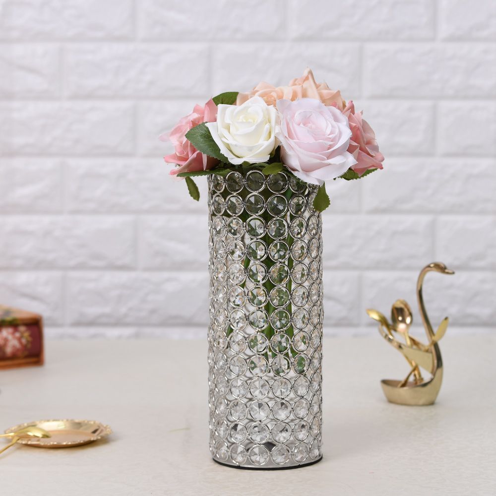 New Style Tall Large Crystal Chandelier Crystal Wedding Flower