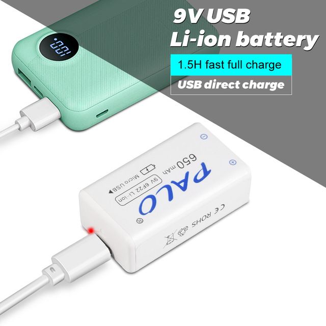 Onsumer Electronics 9v Li Ion Rechargeable 6f22 650mah Battery 9v Lithium Battery For Toy Remote Control Ktv Multimeter Microphone With Watch Battery 2032 Battery From Battery 999 15 29 Dhgate Com