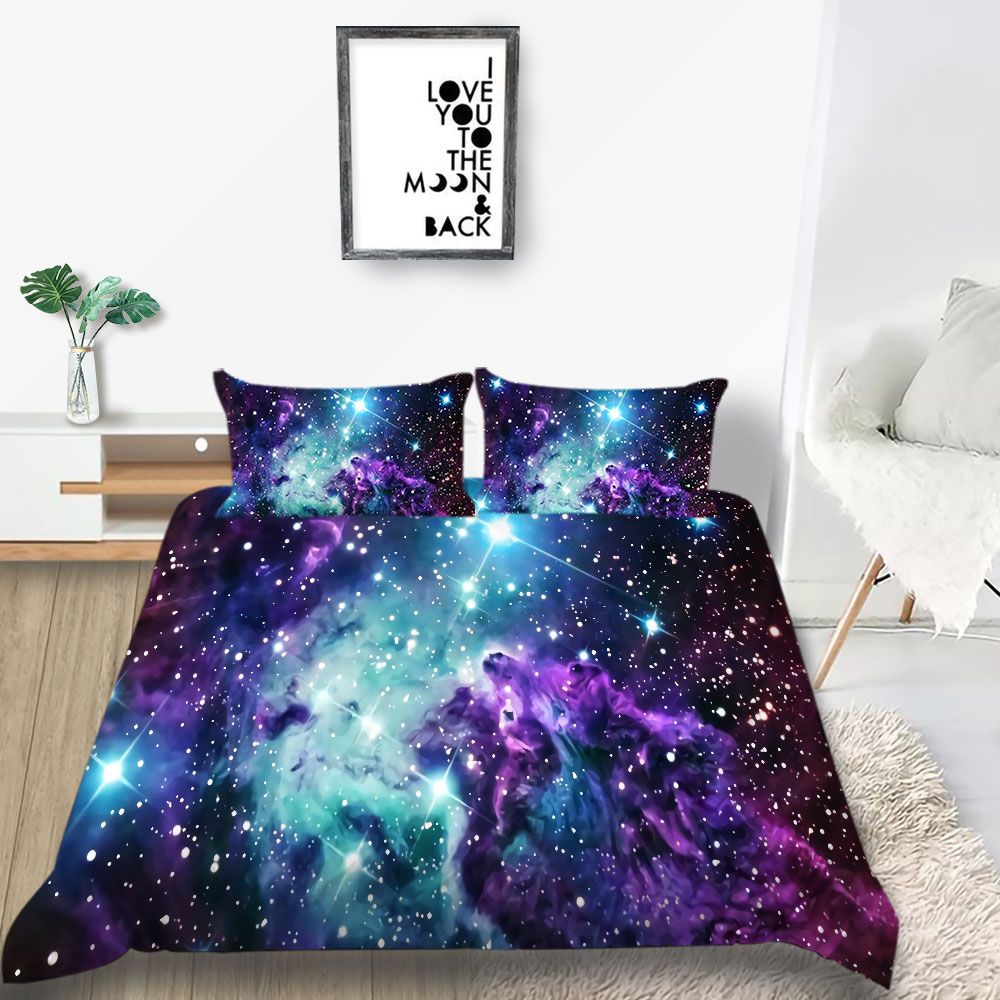 En Iyi Yastik Kilifi Luks Yatak Seti Starry Sky Fantezi Yumusak Gizemli Mor Nevresim Kralice Kral Ikiz Tam Tek Kisilik Yatak Ortusu Fiyatlariyla Dhgate Com