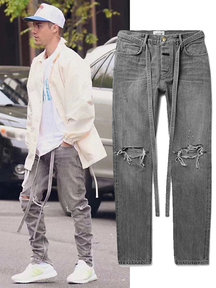 fear of god zipper jeans