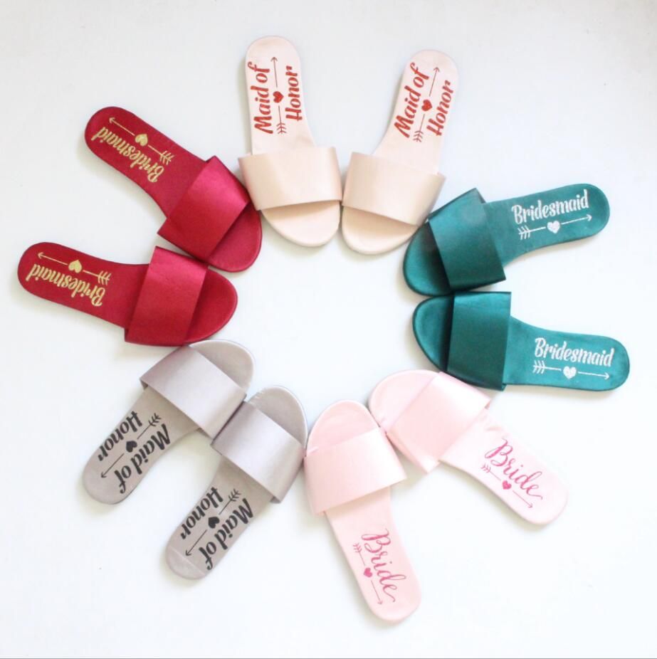 burgundy flip flops bridesmaid