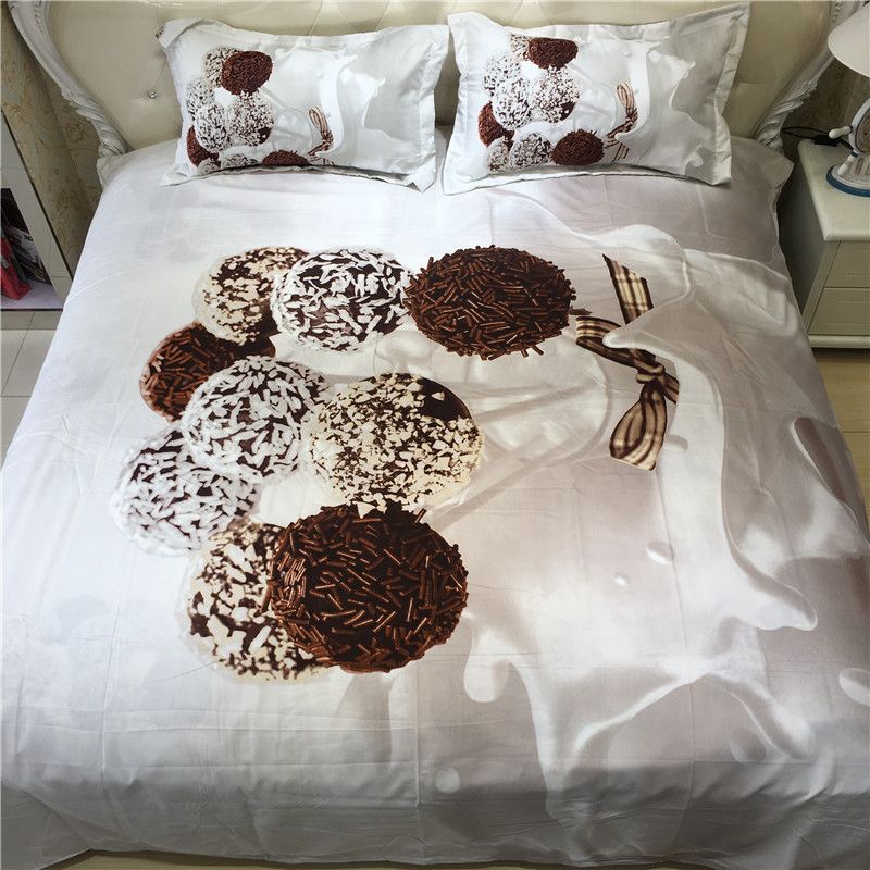 Sweet Chocolate Candy 3d Bedding Sets Printed Duvet Cover Set