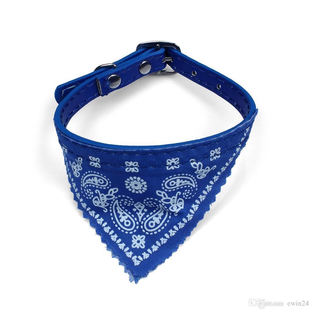 Adjustable Pet Dog Cat Neck Scarf Fashion Puppy Bandana Collar Neckerchief Scarf