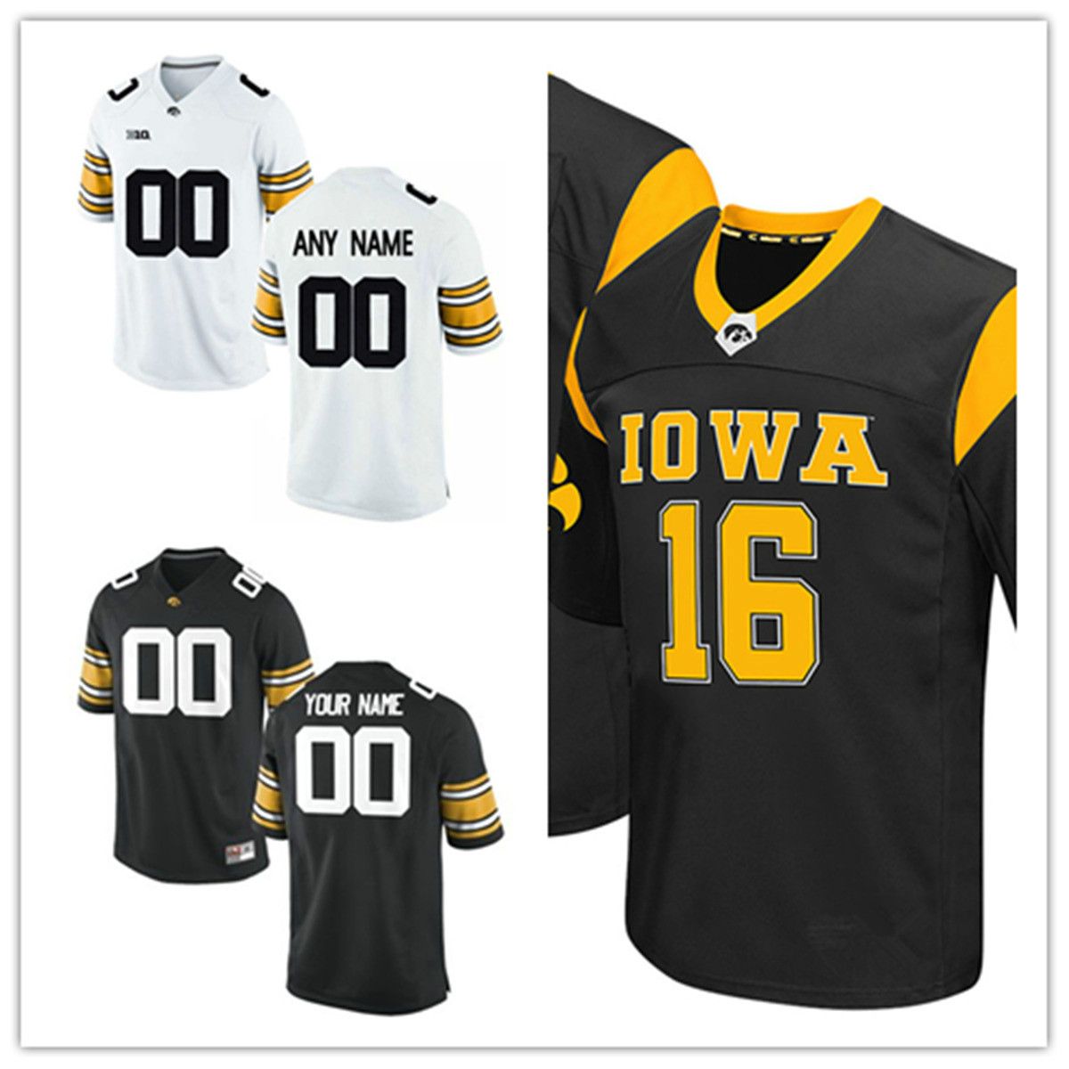 custom iowa football jersey