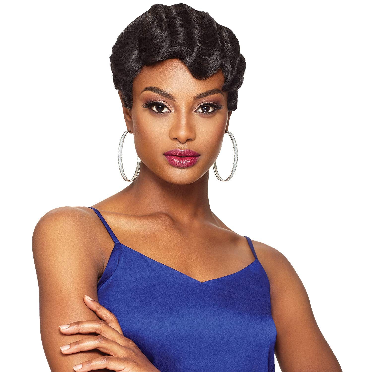 100 Human Hair Pixie Cut Human Brazilian Virgin Hair Finger Wave