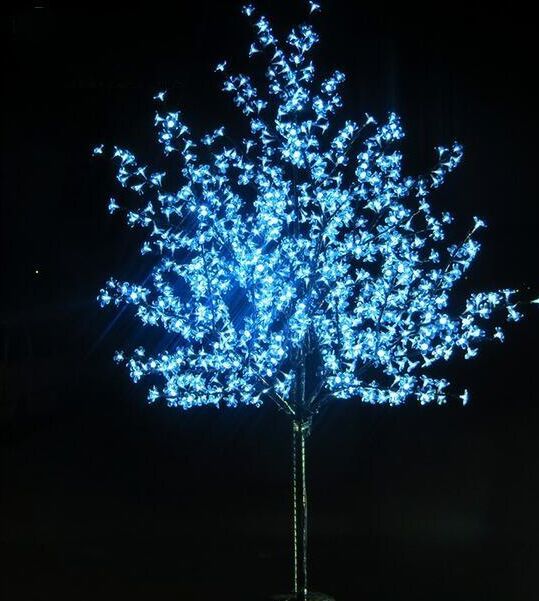 compre 1 8m led cristal de cerezo en flor arbol luces navidad ano nuevo luminaria arbol decorativo lampara paisaje iluminacion al aire libre a 214 12