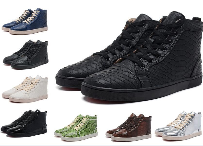 louboutin snake leather