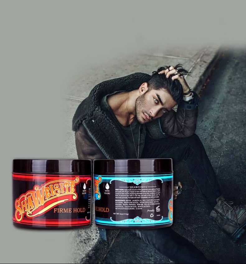 2019 Ice Crystal Hair Pomades Wax Skull Retro Oil Hair Wax Men Oil