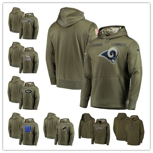 patriots olive salute to service hoodie