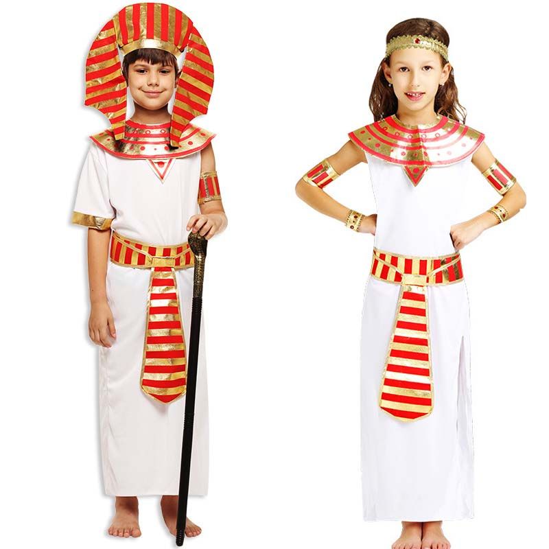 Red Kids Egypt Costume Elegant Boys Girls Prince Jumpsuits Dress Halloween Carnival Costumes Party Decoration Purim Halloween Costumes For Women Adult Halloween Costumes From Hannahao 24 84 Dhgate Com