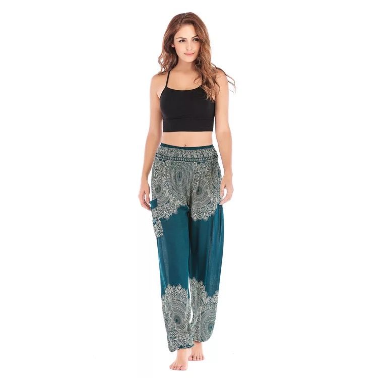 Compre Tailandia India Pantalones De Yoga Cintura Alta