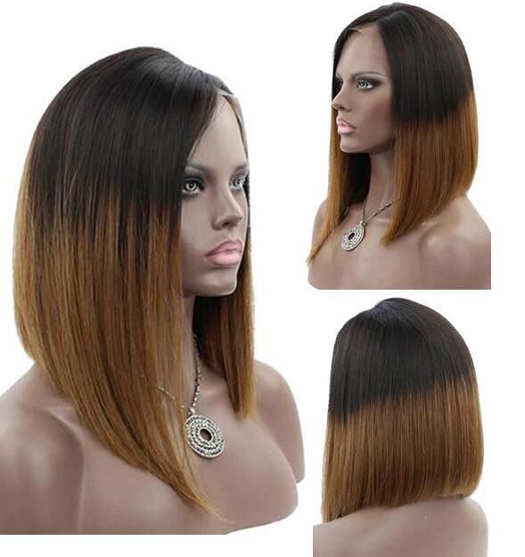 Celebrity Wigs Full Lace Wig Bob Style 12inch Ombre 1b 30 Bob Wig