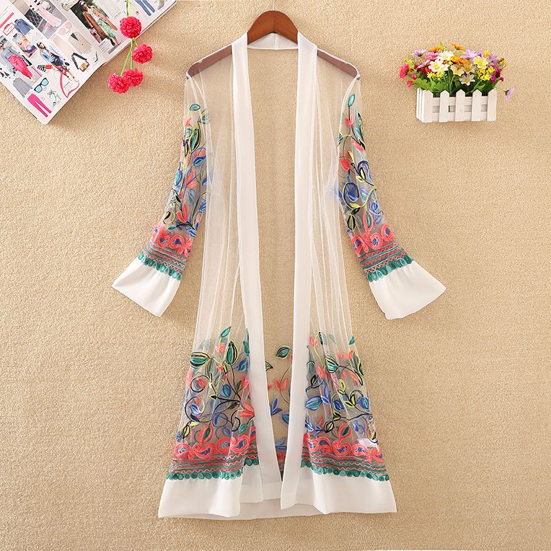 ladies long coat for summer