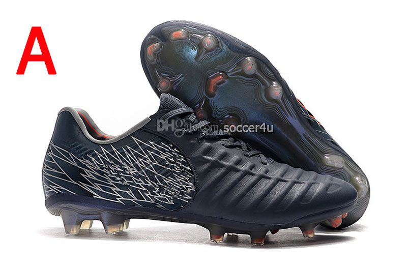 2019 Totti Roma X FG 2017 zapatos de fútbol originales Tiempo Legend FG VII-
