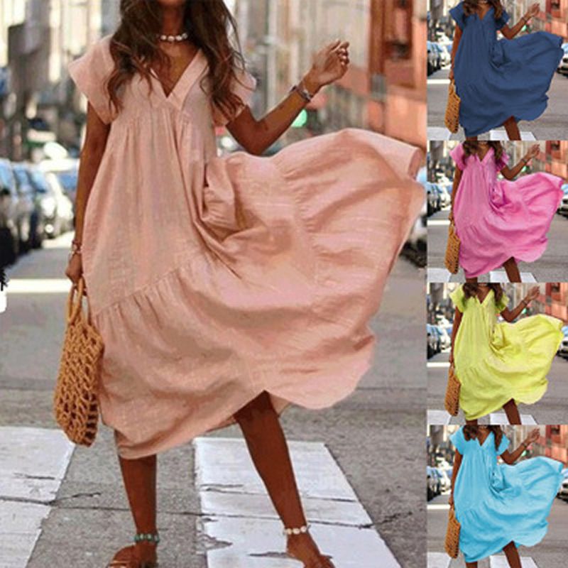 women's midi t shirt dress