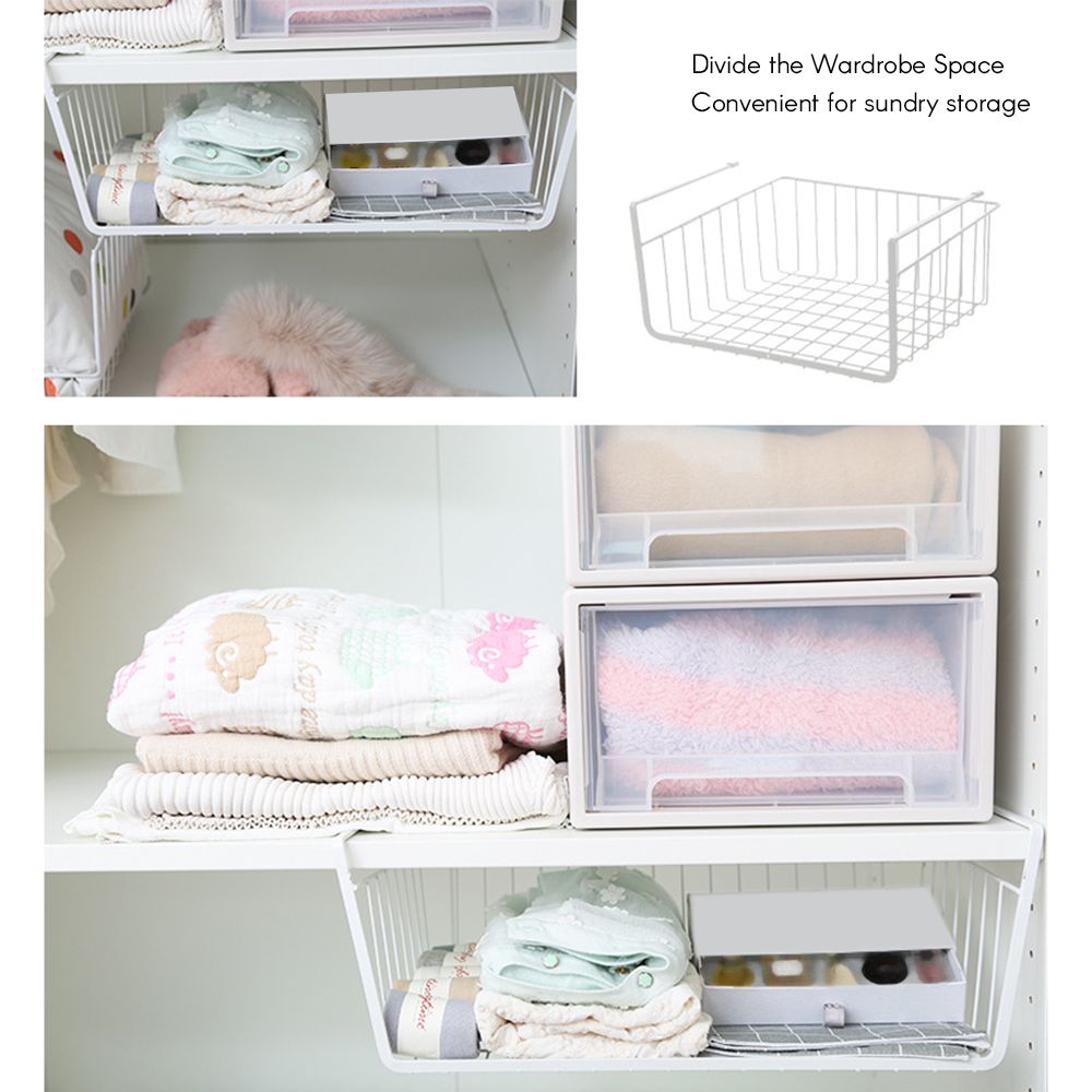 2020 Hot Kitchen Office Pantry Bathroom Cabinet Hanging Basket Storage Basket Organizer Under Shelf Hanging Metal Wire Storage Basket From Suozhi1995 41 82 Dhgate Com