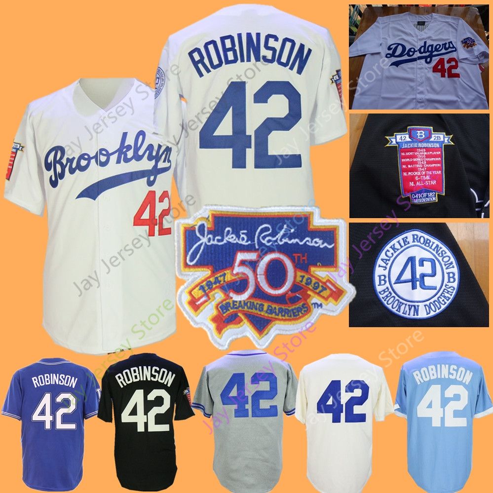 baby blue jackie robinson jersey