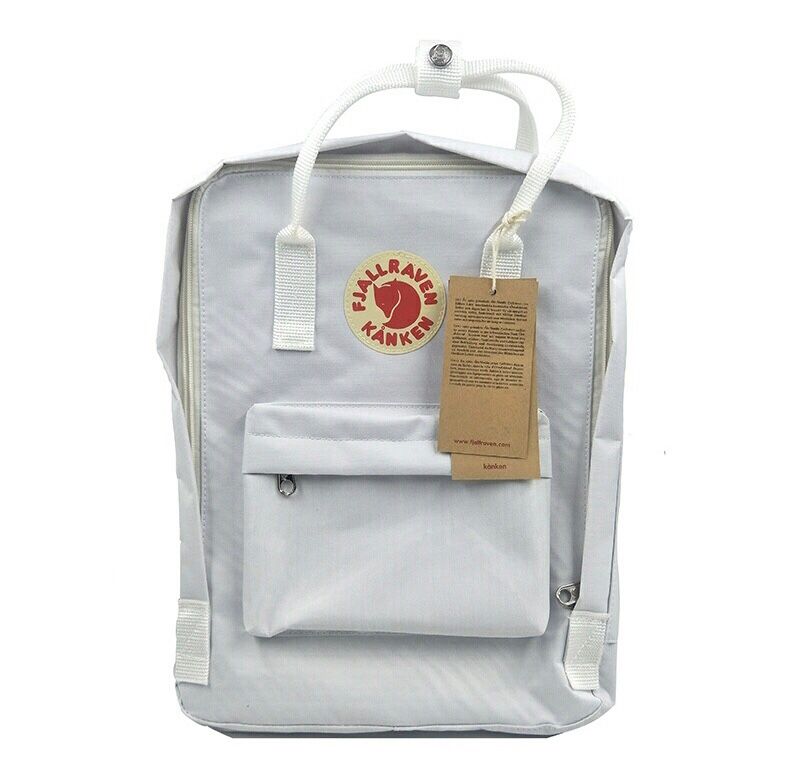fjallraven kanken white backpack