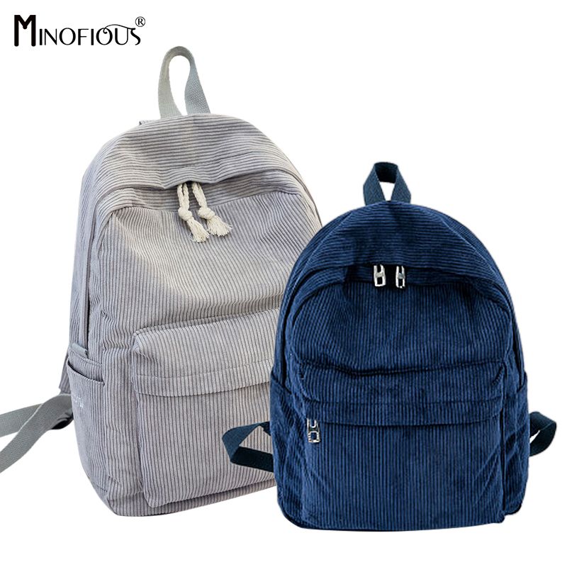 corduroy school backpack