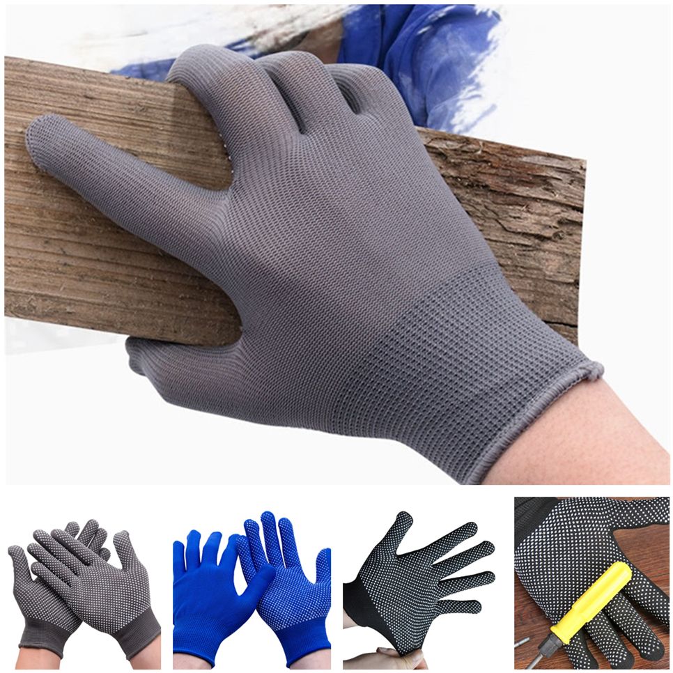 2020 Anti Slip Gloves Nylon Beaded No Static Breathable Wear Resistant