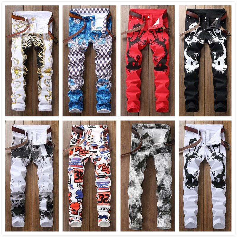 mens red casual pants