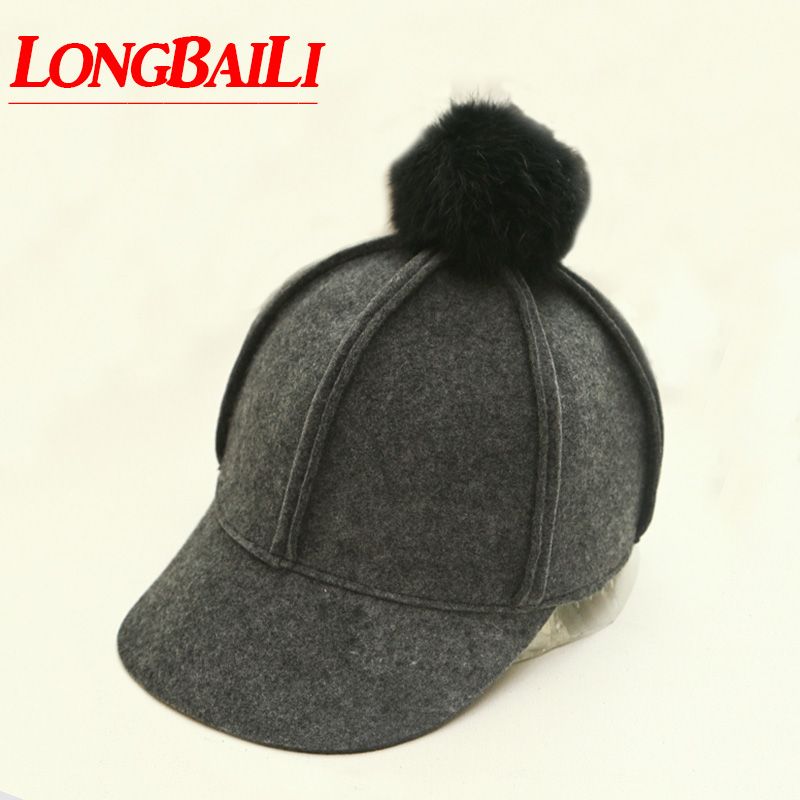 felt ball cap