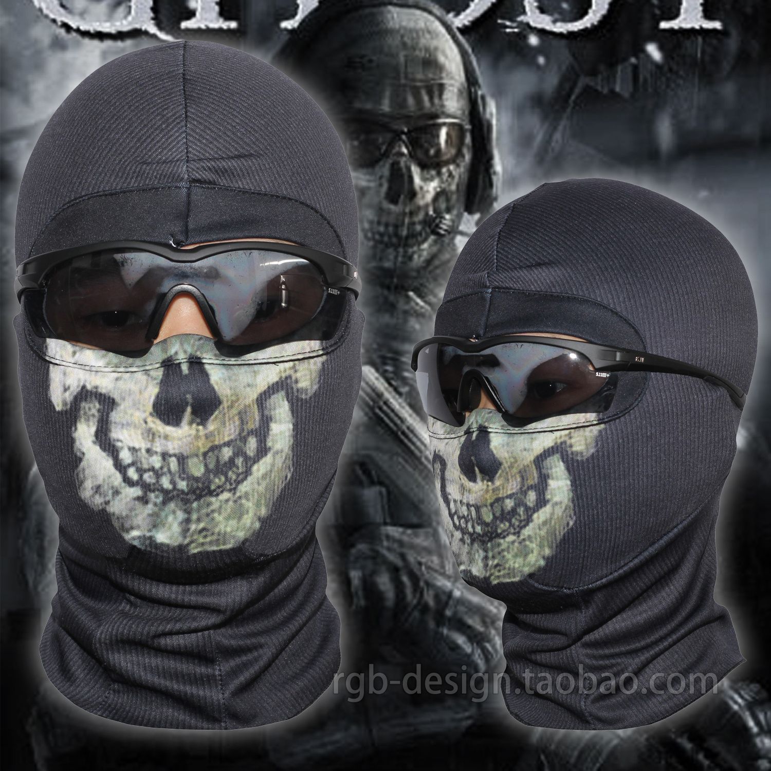Cheap New Black Ghost 6 Skull Balaclava Ski Hood Cycling Skateboard Warmer Full Face Ghost Mask From Skwhqq 13 05 Dhgate Com