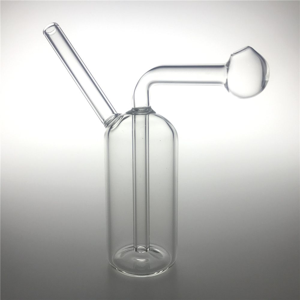 Mioloe Mini aceite de vidrio quemador de tubos de tuberías de vidrio bongs fumar 