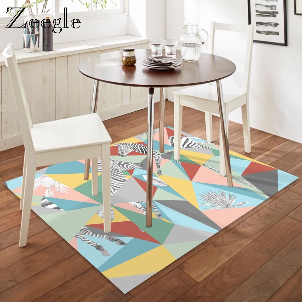 Zeegle Printed Zebra Carpet Floor Rug Home Decoration ...