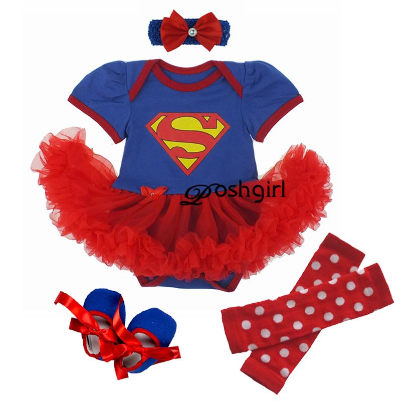 2020 Newborn Girl Girls Fancy Supergirl 