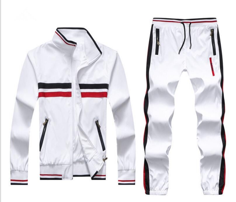 white mens sweatsuit