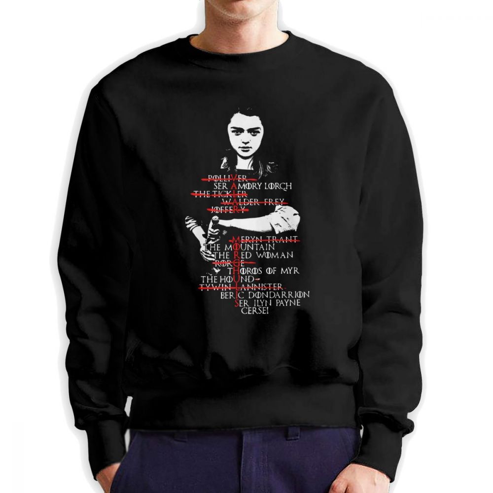 arya stark hoodie