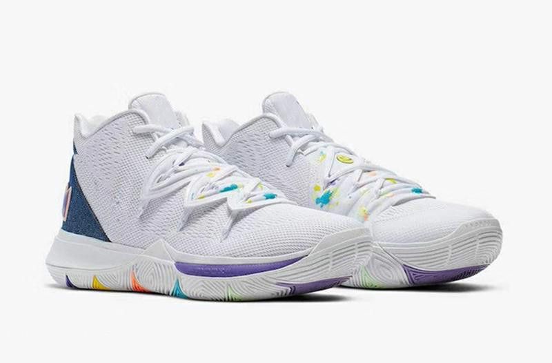 Nike Kyrie 5 'Philippines' Navy Blue Metallic Gold Shoes