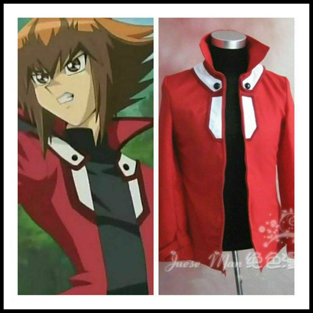Yu Gi Oh Gx Jaden Yuki Red Jacket Coat Top Cosplay Costume Custom Made Children Costumes Buy Halloween Costumes From Dream7 36 34 Dhgate Com