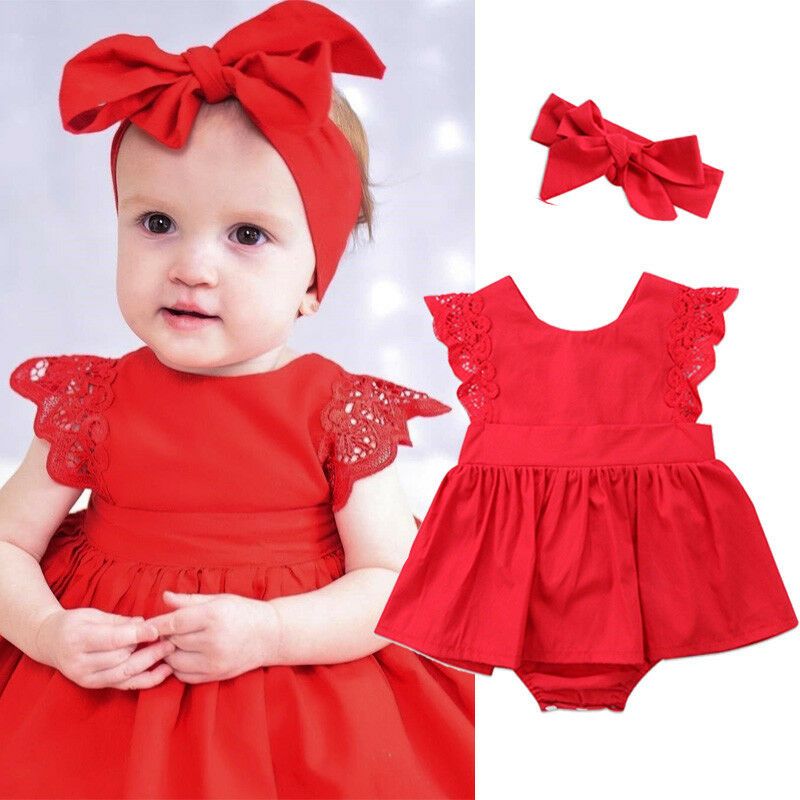 lace romper dress for baby girl