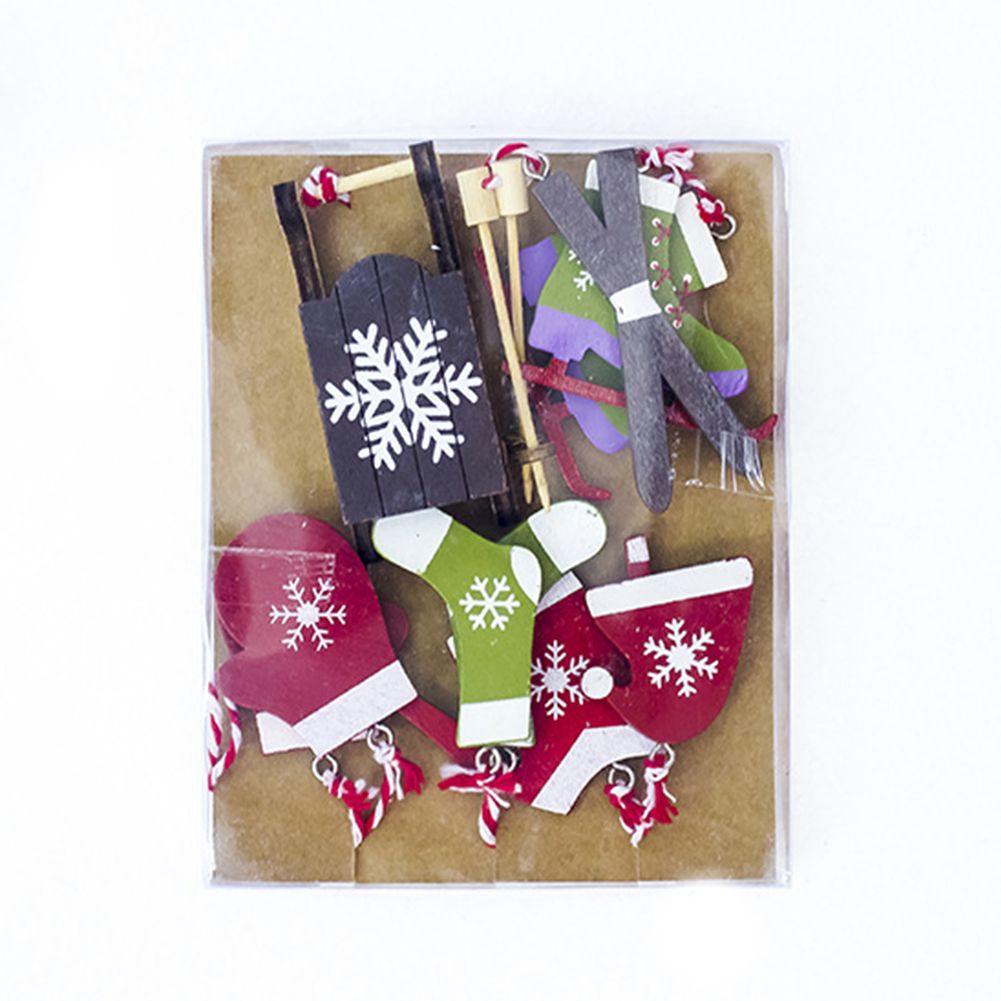 Compre Adornos De Navidad Colgando Colgante Regalo De Esqui Traje