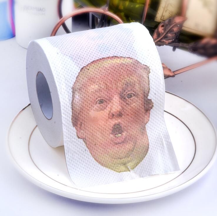 2020 Trump Toilet Paper Colorful Fun Roll Paper Tissue Creative Bathroom Funny  Toilet Roll Paper President Donald Trump Toilet Papers YP973 From  Twinsfamily, $6.37 | DHgate.Com