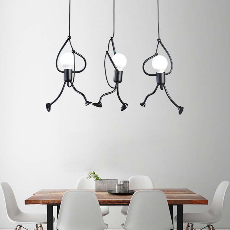2020 Nordic Creative Iron Hanging Lights For Dining Living Room