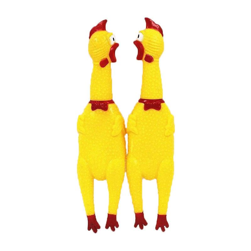rubber chicken that makes noise
