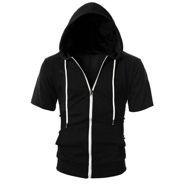 designer short sleeve hoodie