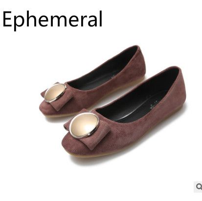 Women Sequined Buckle Flats Square Toe Slip Ons No Heels