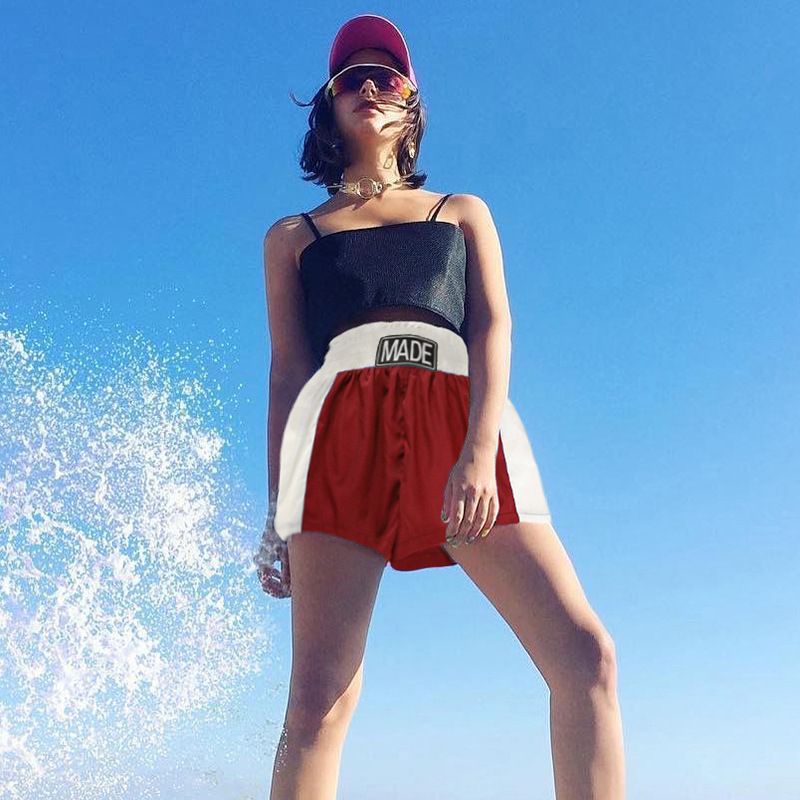 Compra Calzoncillos Sueltos Pantalones De Boxeo Verano Mujer Pantalones  Cortos Para Mujer Deportes Yoga Pantalones Cortos De Algodón 7 Ocio Jogging  Pantalones Cortos Con Cordón Barato | Entrega Rápida Y Calidad | Es.Dhgate
