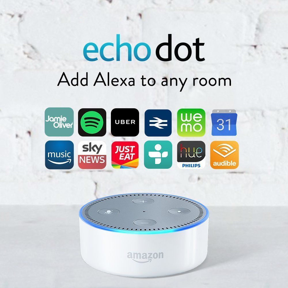 echo dot 2nd generation white